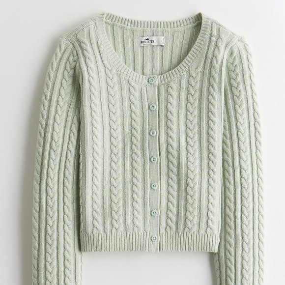 Hollister Sweaters - Hollister Cable Knit Cardigan